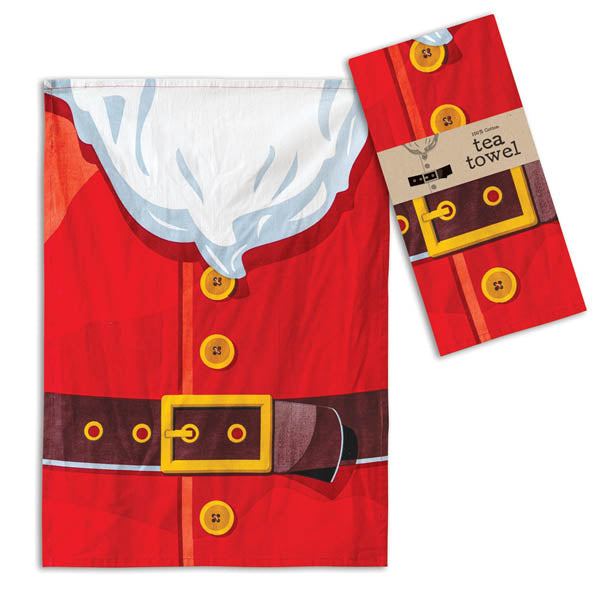 Santa Suit tea towel