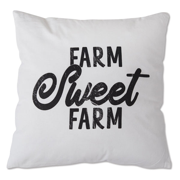 Farm Sweet Farm Throw Pillow