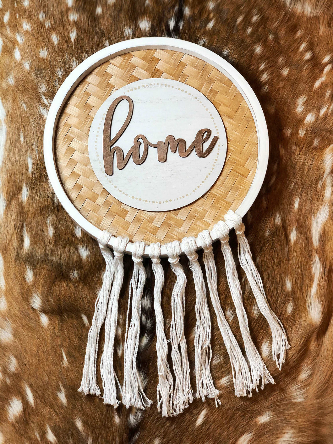 Fringed Home Sign