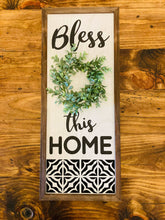 Load image into Gallery viewer, Bless this Home sign
